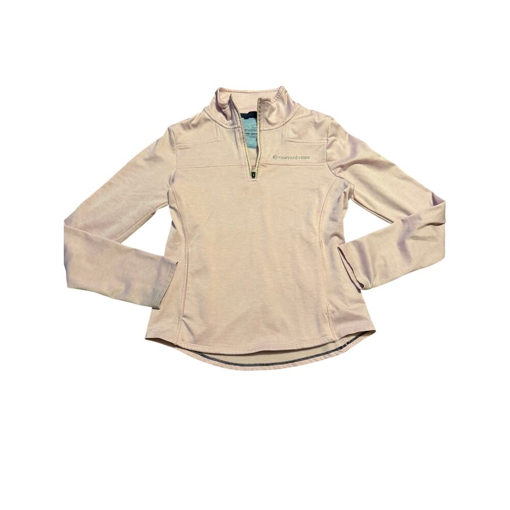 Vineyard Vines Shep Shirt performance quarter zip pullover girls M 10-12